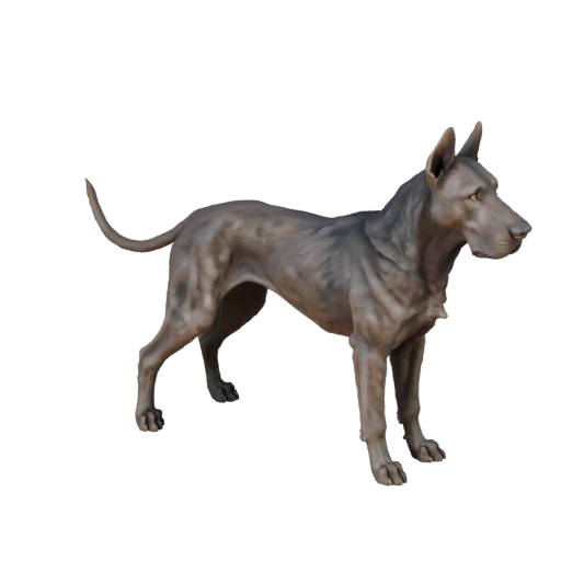 Modelo 3D de Perro Gran Danés para Unity - Asset Listo para Juego, FBX | PBR
