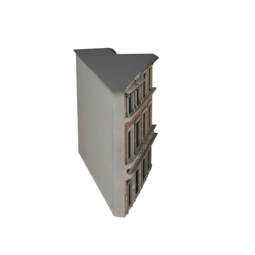Modèle 3D de Façade en Pierre pour Unreal - Asset Temps Réel pour Scènes UE