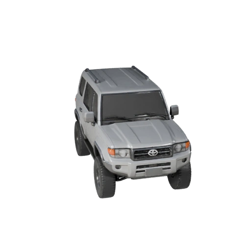 Modelo 3D de SUV inspirado en Toyota para Blender y Juegos -