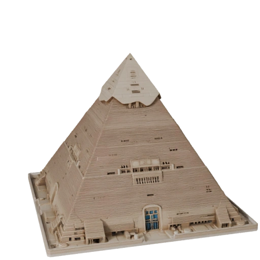 Pyramide von Gizeh 3D-Modell - Realistisches Archviz-Asset