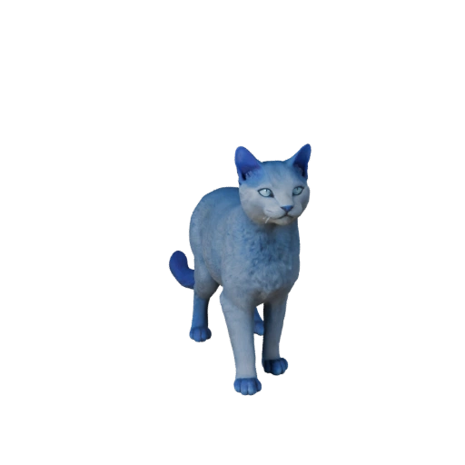 Modelo 3D realista de Azul Ruso - Activo PBR Rigged para Juegos