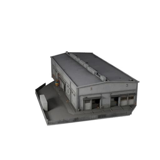Modèle 3D de Centre de Distribution pour Unity - Ressource de Jeu