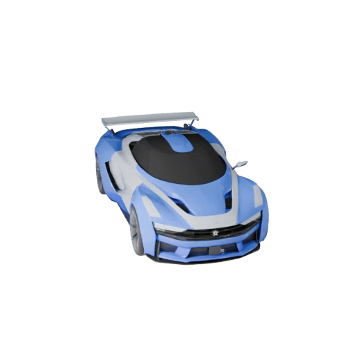 Voiture futuriste modèle 3D pour Unreal Engine - Prêt pour le jeu