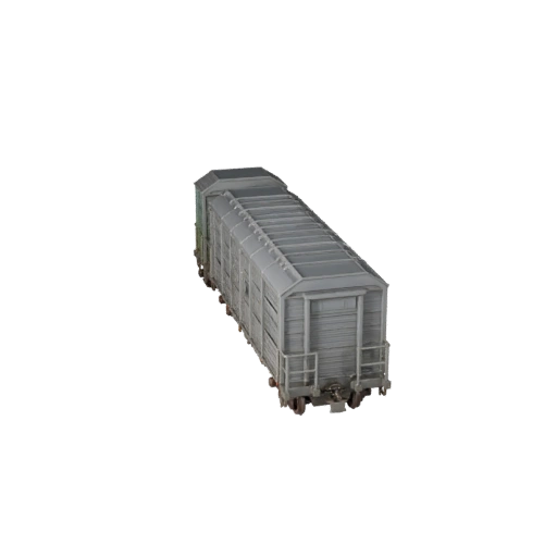 Güterzug 3D-Modell für Unity - Low Poly Game Asset