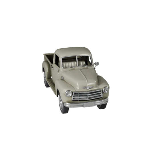 Oldtimer-Pickup-Truck 3D Modell - Spielbereit PBR Transport