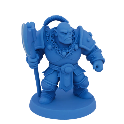 Miniature STL Orque Berserker Fantasy - Prête au combat