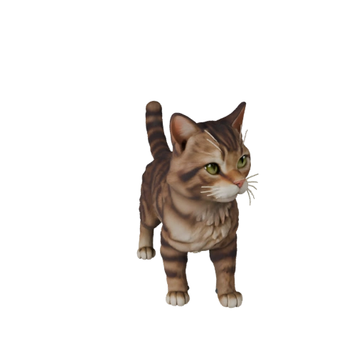 Modèle 3D de Chat pour Unity - Asset prêt pour le jeu, FBX | Libre de droits
