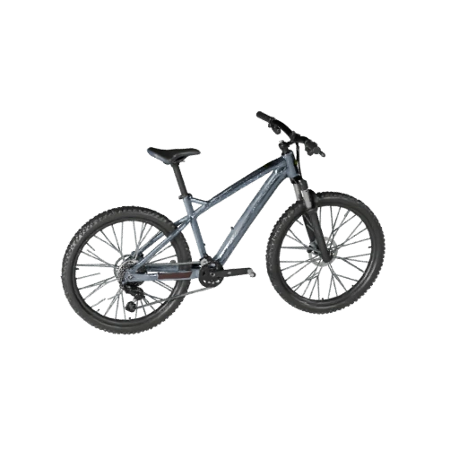 Modelo 3D de Bicicleta de Montanha para Unity - Asset de Jogo Low Poly