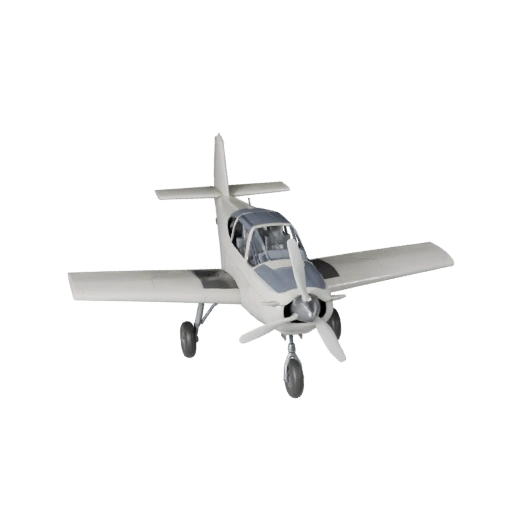 Avión de Hélice 3D para Blender - Activo Listo para Render