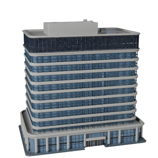 Modèle 3D de Complexe de Bureaux Commerciaux pour Unreal - Asset Temps Réel