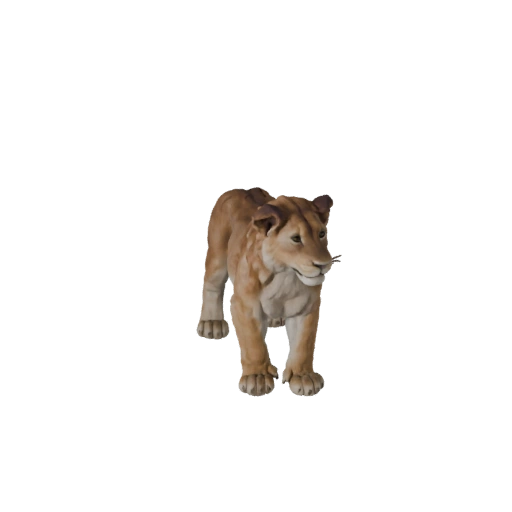 Filhote de Leão Realista 3D Model - Asset PBR Rigged para Jogos | PBR