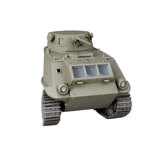 Patrullera de la Segunda Guerra Mundial de Alto Poligonaje para Renderizados de Estudio