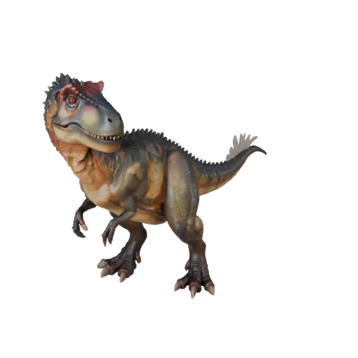 Cartoon Allosaurus 3D Modell - Stilisierte Ressource für Animation