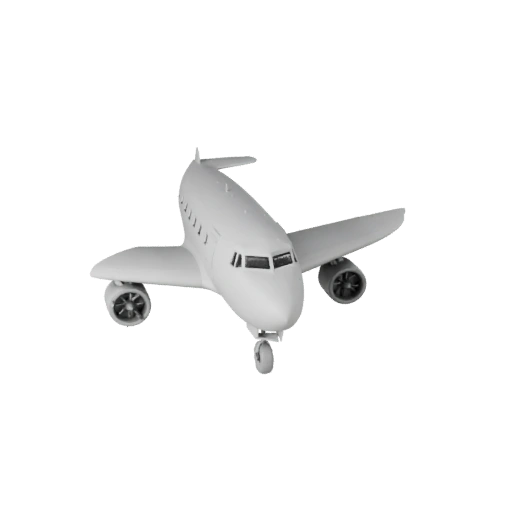 Modelo 3D STL Imprimible de Avión de Carga de la Segunda Guerra Mundial para Coleccionables
