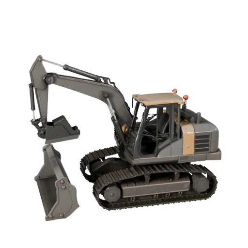 Pavimentadora de Asfalto 3D Model para Unreal Engine - Listo para Juegos