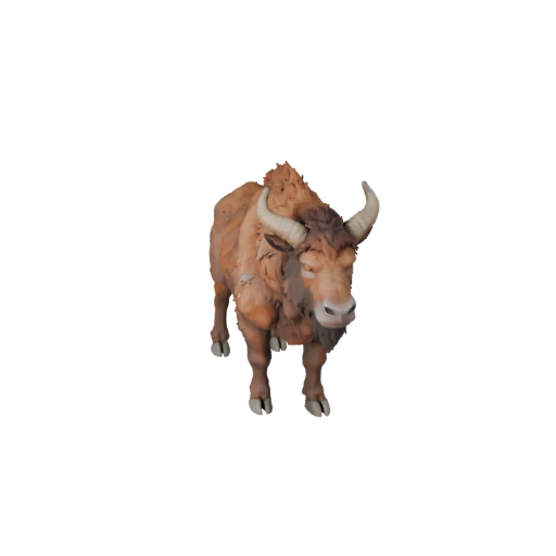 نموذج ثلاثي الأبعاد لـ Bison منخفض المضلع - أصل لعبة Unity مع FBX | مجاني