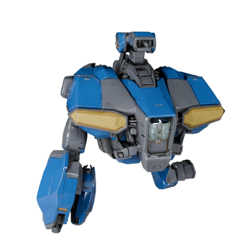 Modelo 3D de Caminante Mecánico de Alto Poligonaje para Renders de Estudio - PBR