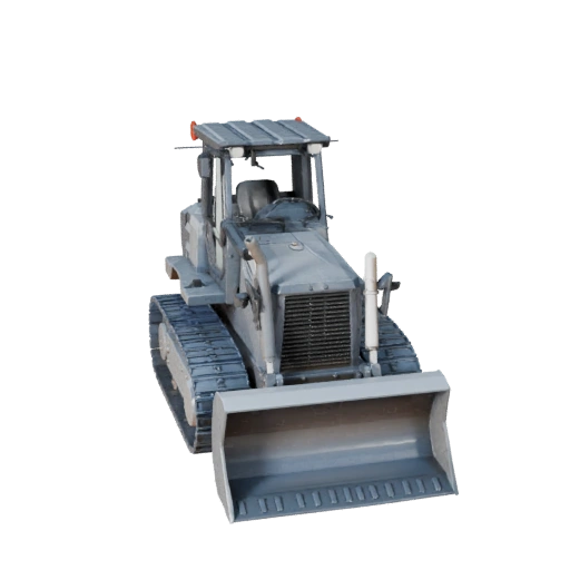 Modèle 3D de bulldozer low poly pour Unity & Unreal PBR Asset