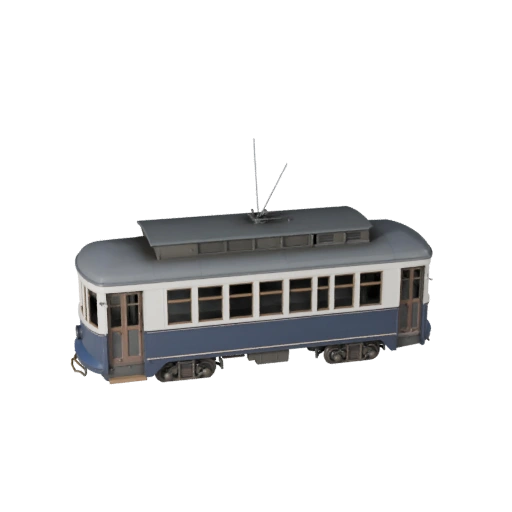 Modelo 3D de Tranvía Vintage para Unreal Engine - Listo para Juegos