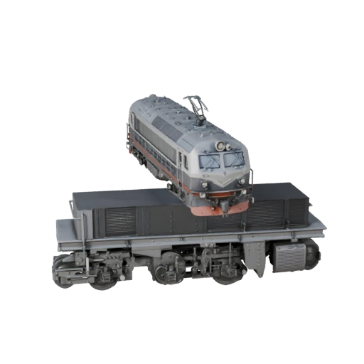 Elektrolokomotive 3D Modell für Unity - Low Poly Spiel