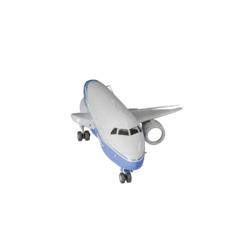 Aéronef de type boeing imprimable STL Modèle 3D pour