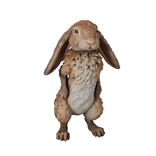 Modelo 3D de Conejo para Blender - Asset PBR con Texturas | Libre de Regalías