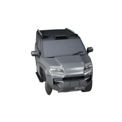 Modèle 3D de SUV Électrique Haute Poly pour Rendu Studio