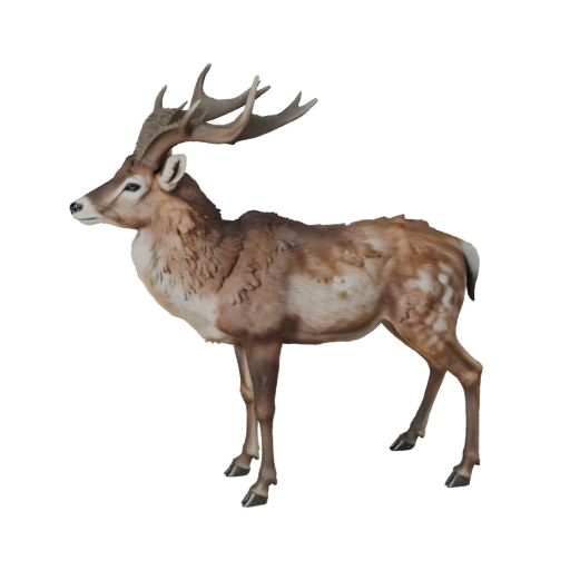 Realistische Antilope 3D-Modell - Rigged PBR-Asset für Spiele | PBR