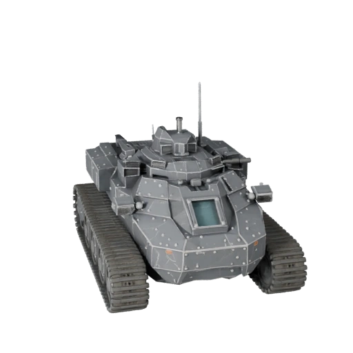 Modelo 3D de Navio de Guerra Baixo Poli para Unity & Unreal PBR Asset