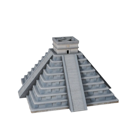 Chichen Itza Pyramide 3D Modell - Realistisches Archviz Asset