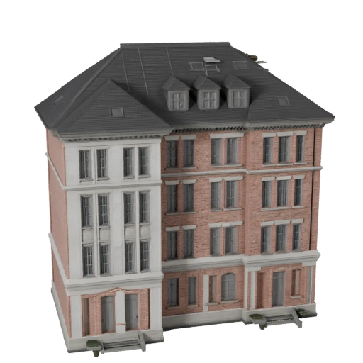 Modelo 3D de Casa Colonial para Unreal - Asset en Tiempo Real