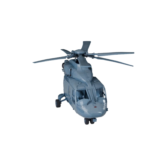 Elicottero da Carico High Poly 3D Model per Rendering Studio