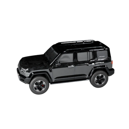 Modèle 3D de SUV Électrique pour Unreal Engine - Prêt pour le jeu