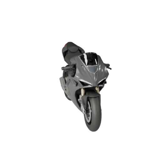 Ducati-inspirierte Sportmotorrad 3D-Modell für Unity - Low