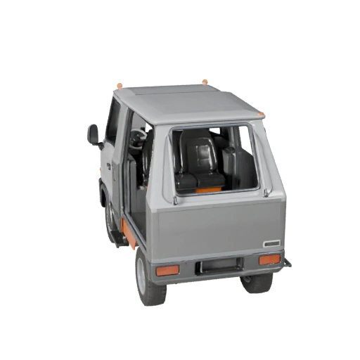Abschleppwagen 3D-Modell für Unity - Low Poly Game Asset