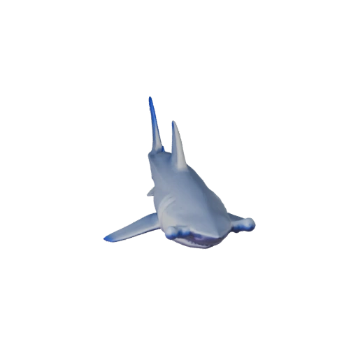 Requin Marteau Haute Poly Modèle 3D - Actif STL pour Impression