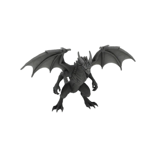 Fantasy Drache Boss Miniatur STL - Wütend