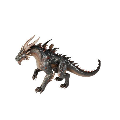 Dragon Céleste 3D Modèle pour Unity - Actif Prêt pour le Jeu, FBX | Libre de Droits