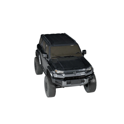 Futuristischer SUV 3D-Modell - Spielbereiter PBR Transport-Asset