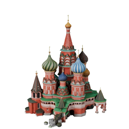 Cathédrale Saint-Basile Modèle 3D pour Unity - Ressource de jeu