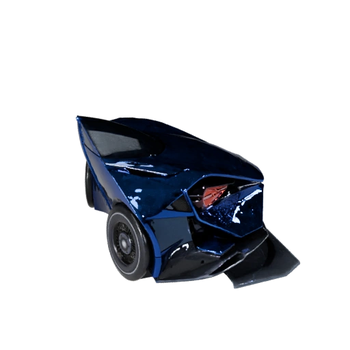 Voiture Futuriste Haute Poly 3D pour Rendu Studio