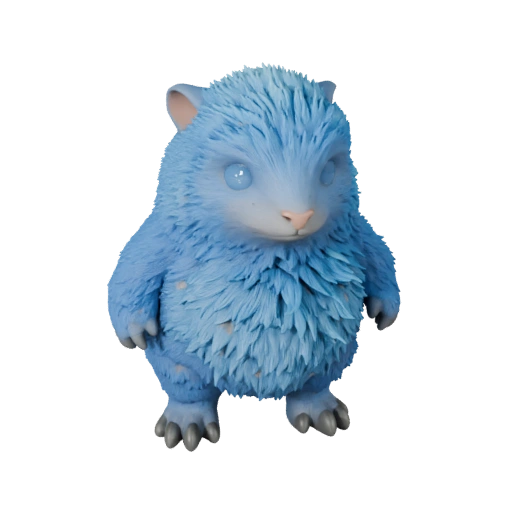Modelo 3D Azul Ruso de Alto Poligonaje - Detallado Recurso STL para Impresión