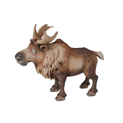 Modèle 3D de Caribou pour Blender - Asset PBR avec Textures | PBR