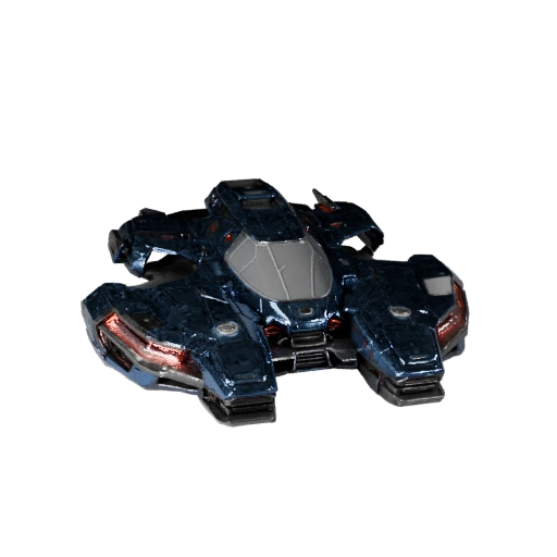 Modèle STL de Voiture Sci-Fi Imprimable - Présentoir de Collection