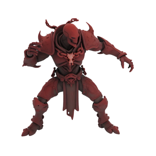 Dunkle Fantasie Vampir Lord Miniatur STL - Angriff