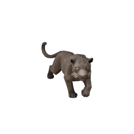 نموذج نمر ثلاثي الأبعاد منخفض المضلع - أصل لعبة Unity مع FBX | مجاني