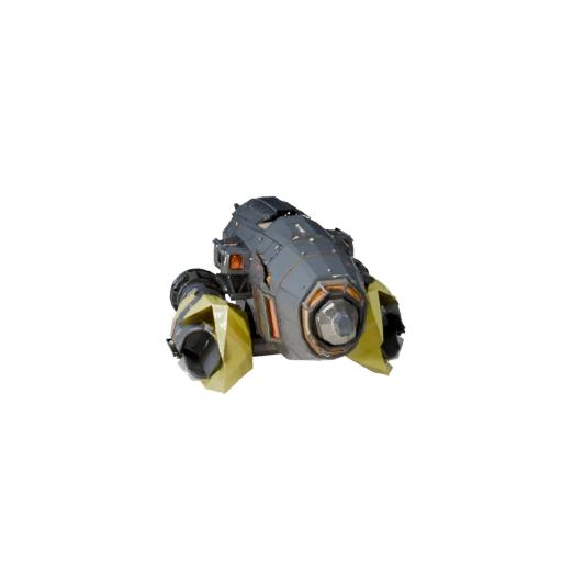 Modelo 3D de Vehículo de Lanzamiento Poligonal Bajo para Unity y Unreal