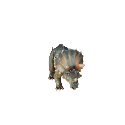 Low Poly Triceratops 3D Modell - Unity Game Asset mit FBX | PBR