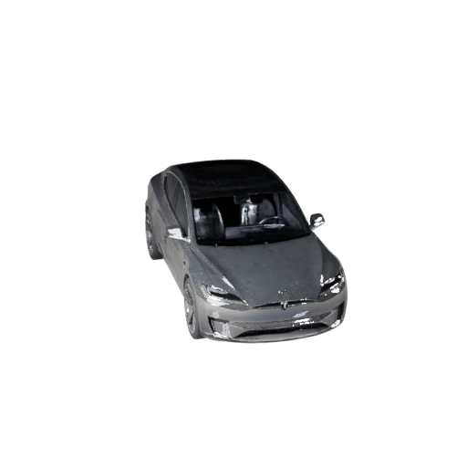 Sedán Eléctrico Inspirado en Tesla 3D Model para Blender