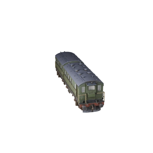Tren de Vapor Vintage 3D Model - Transporte PBR Listo para Juegos